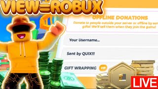 🔴ROBLOX PLS DONATE LIVE 🔴 DONATING TO VEIWERS 💵 [TTS ON]