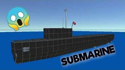 Simple sandbox 2 Submarine Ship // Build Showcase