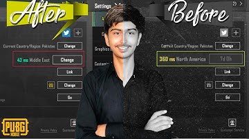 Easiest Way To Change Server Before 7 Days In Pubg bgmi