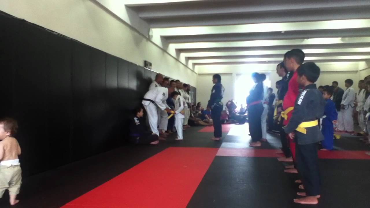 Xander Duenas promotion to Yellow Belt Purebred BJJ Guam