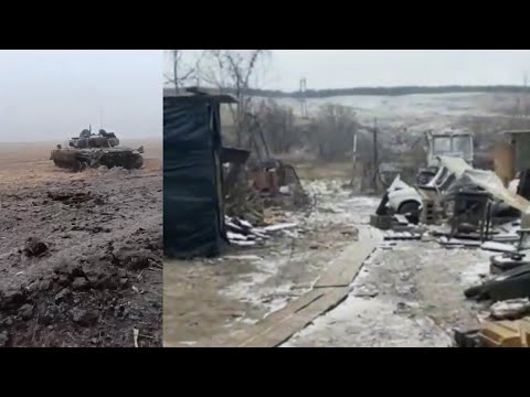 Ukrainian army went on the offensive: Destroyed Russian tanks: Russia-Ukraine war,Ugledar,俄烏戰爭,俄乌战争