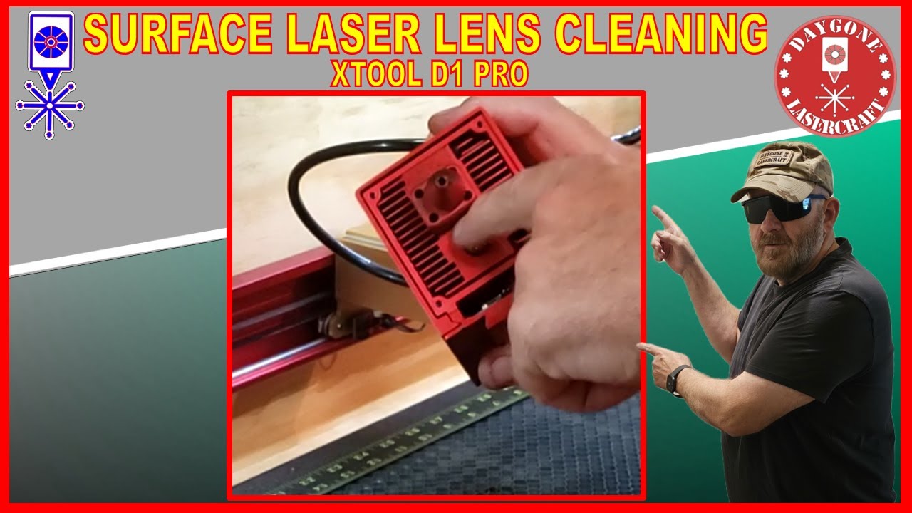 Surface Lens Cleaning XTOOL D1 Pro Laser YouTube
