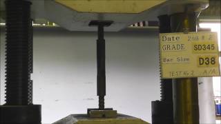 Tensile Test of Rebar connector Coupler for Bridge girder,Indonesia Sumatra.