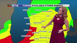 Tracking chance of severe storms tonight