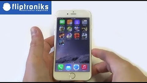 Apple Iphone 6: How To Delete Apps - Fliptroniks.com