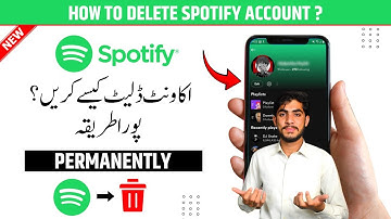 Spotify Account Permanently Delete Kaise Kare | Spotify App Account Delete Karne Ka Tarika