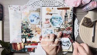 Winter Journal with Me ❄️ | Cozy Vintage Collage & Soft Paper Sounds screenshot 4