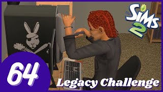 Sims 2 Legacy 64 - Gen 3 Finishes Freshman Year