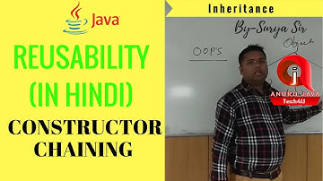 Reusability Tutorial -15 In OOPS | Constructor Chaining | Super | this | In Hindi/URDU