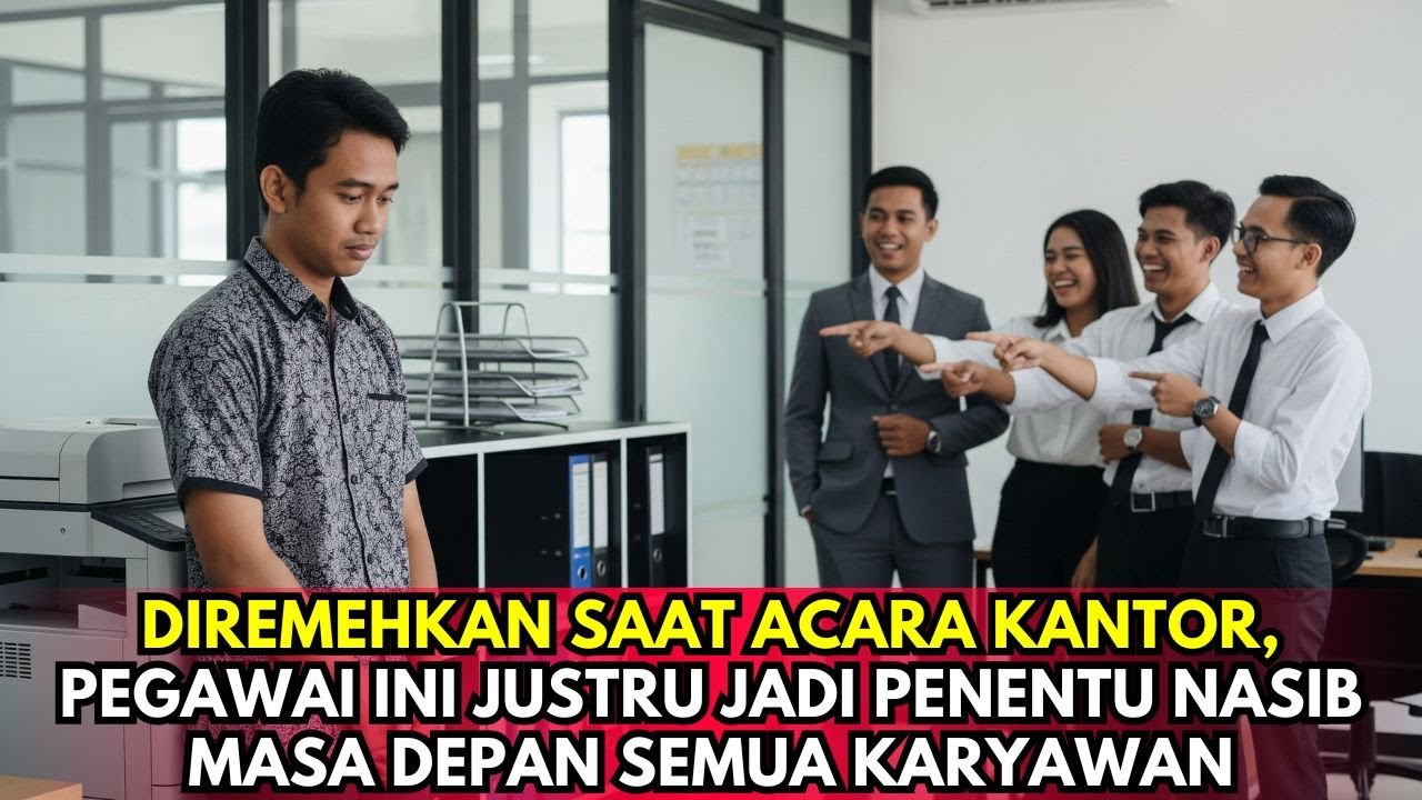 Diremehkan Saat Acara Kantor! Pegawai Ini Justru Jadi Penentu Nasib Masa Depan Semua Karyawan
