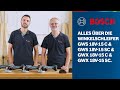 Alles über die Bosch Professional GWS &amp; GWX BITURBO Brushless Winkelschleifer