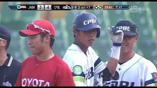 20171129 七局下 申皓瑋左外野一壘安打一分打點