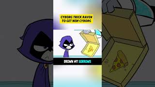 Cyborg Outsmarts Raven To Get A Clone Teen Ans Go Clip Ep5 3