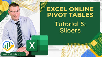 Pivot Tables in Excel Online: Tutorial 5 - Slicers