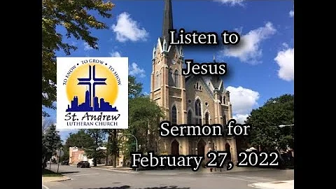 Jesus’ Mercy Motivates Our Piety - Sermon for March 2, 2022