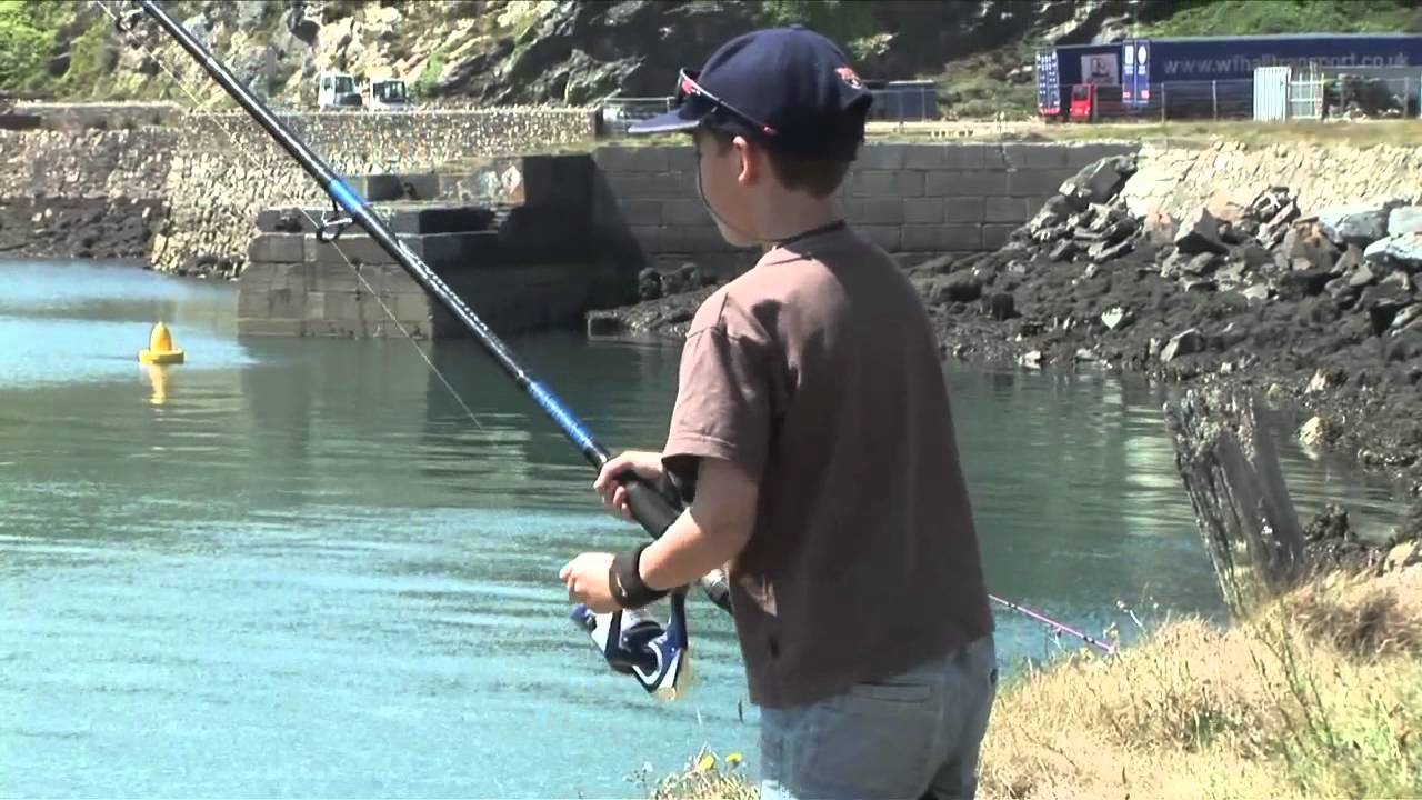 Fishing at Fishguard Harbour in Pembrokeshire YouTube