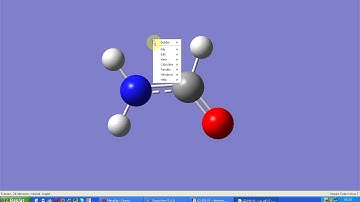Uv Vis Spectrum and Natural Bond (NBO) calculations using gaussian 09