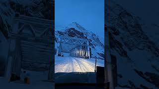 Driving on snowy roads feels different #virslshorts #viral #trending #fyp #shorts #travel #reels