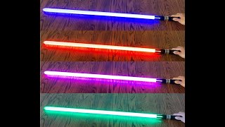 Imperial Workshop Xenopixel V2 lightsaber Star Wars sound and light fonts quick cycle through!!