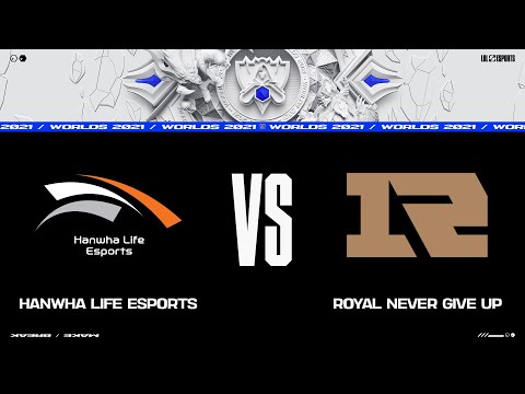 HLE vs. RNG | Worlds Group Stage Day 6 | Hanwha Life Esports vs. Royal Never Give Up (2021)