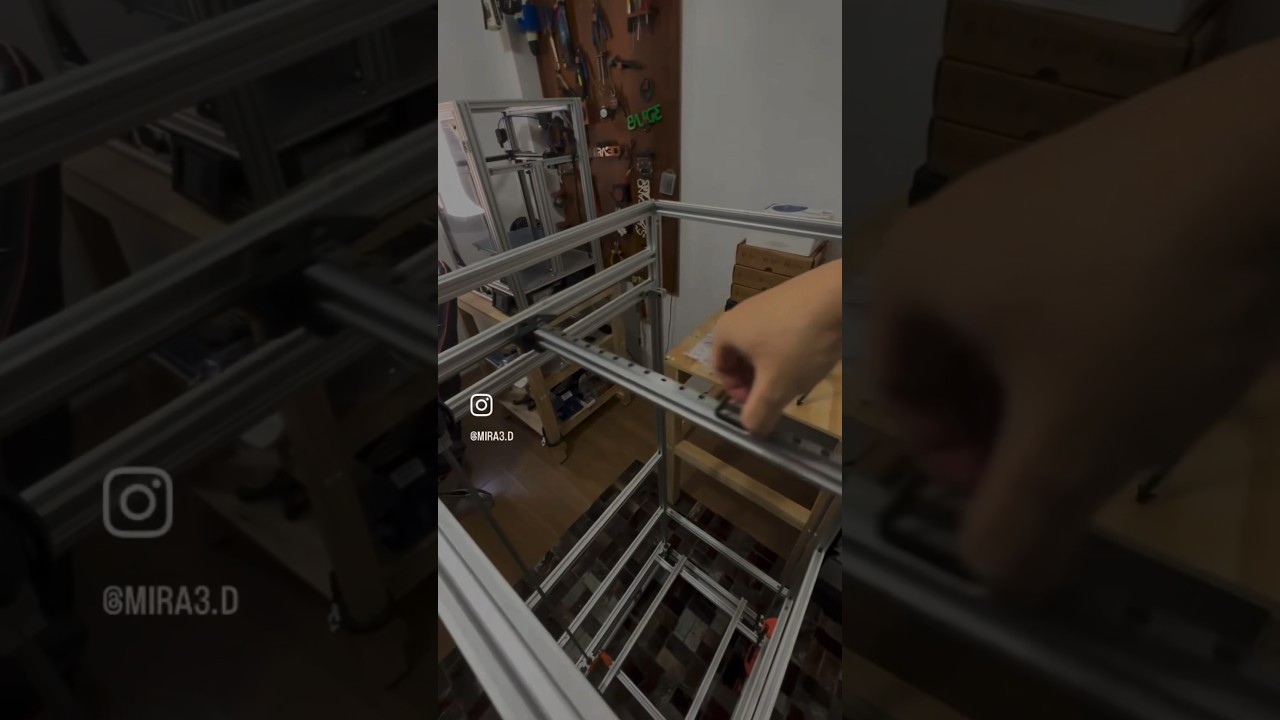 Instalando o Eixo XY da impressora 3D Mirabot duo 