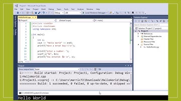 Hello World C++ Program