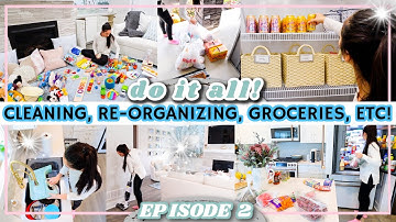 DO IT ALL! CLEAN WITH ME | ORGANIZE! DECLUTTERING | SAHM CLEANING MOTIVATION! | Alexandra Beuter