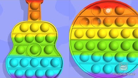 Pop it fidget 3D Gameplay ! Very relaxing and satisfying gameplay