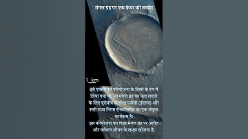 Interesting Facts About Universe / Crater on Mars #cosmos #mars #interestingfacts #universe #crater