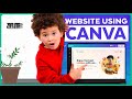 How to Create a Free Landing Page Website with Canva | Step-by-Step Tutorial