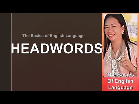 HEADWORDS