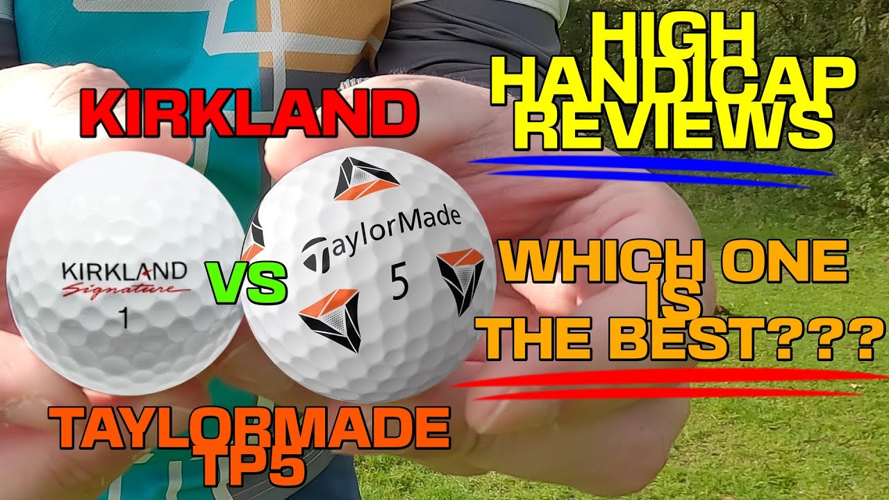 KIRKLAND vs TAYLORMADE TP5 GOLF BALLS!!! golf subscribe hitthebell