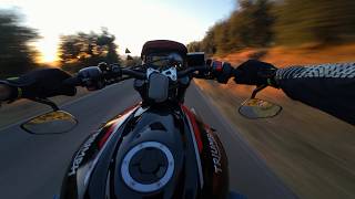 Sunset Ride | Street Triple 765 | PURE SOUND | POV [4K]