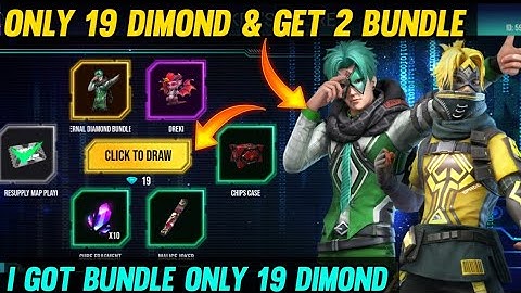 FREE FIRE NEW HACKER STORE EVENT | I GOT NEW BUNDLE ONLY 19 DIMOND