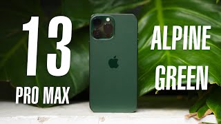 Mở hộp iPhone 13 Pro Max Alpine Green