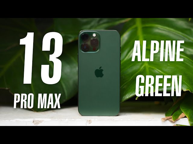 Mở hộp iPhone 13 Pro Max Alpine Green
