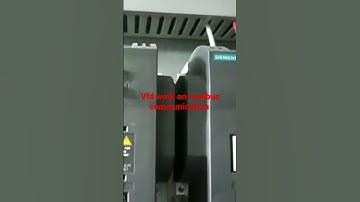siemens plc, siemens VFD v20 , modbus communication working #shorts #ytshorts #instagram #like