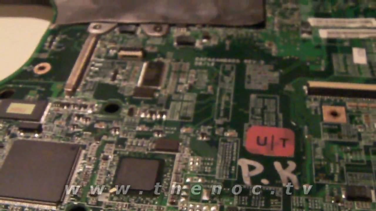 How to replace a motherboard on a laptop - YouTube