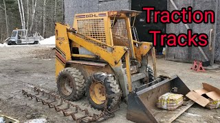 Traction Tracks Install  GEHL 4615 Skidsteer
