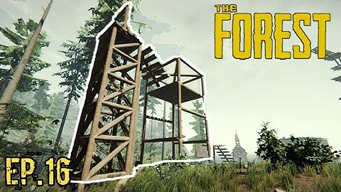We BUILT a CRANE!!! | The Forest | Ep.16