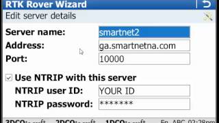 GS15 Smartnet RTK Rover Wizard Network Profile SLG1 screenshot 5