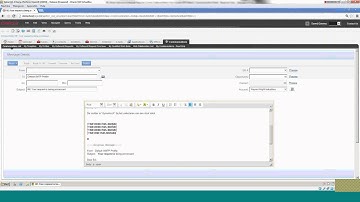 Siebel eMail Response - Open UI / Short-cuts