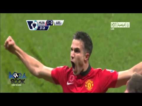 Manchester United vs Arsenal 1 0 2013 EPL 10 11 2013 HD van persie Goal