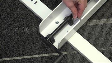 Luxor Assembly Guide:  Single Column Crank Stand Up Desk