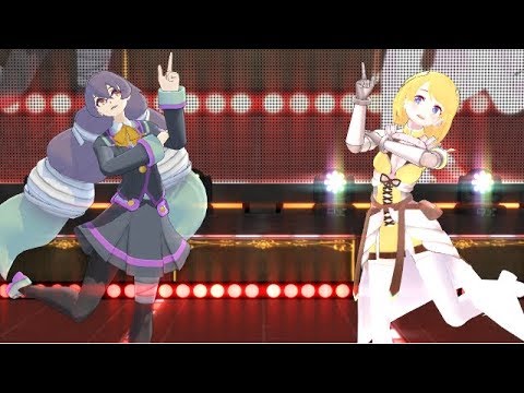 【#コンパスMMD】女子高生と聖女様に踊っていただいた【ハイカラシンカ】