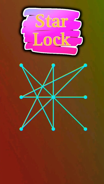 Star Lock Stylish l Pattern Lock Star l Pattern Lock Star Kaise Banaen l #patterns #lock