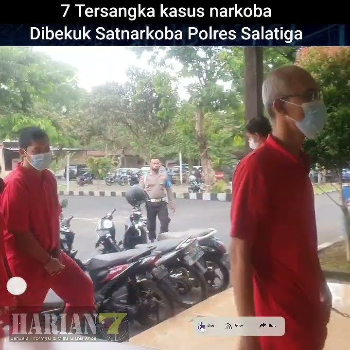 Berantas Narkoba di Salatiga, Polisi Bekuk 7 Pengedar dan Pengguna
