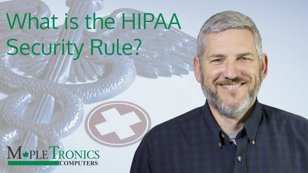 What Is The HIPAA Security Rule YouTube