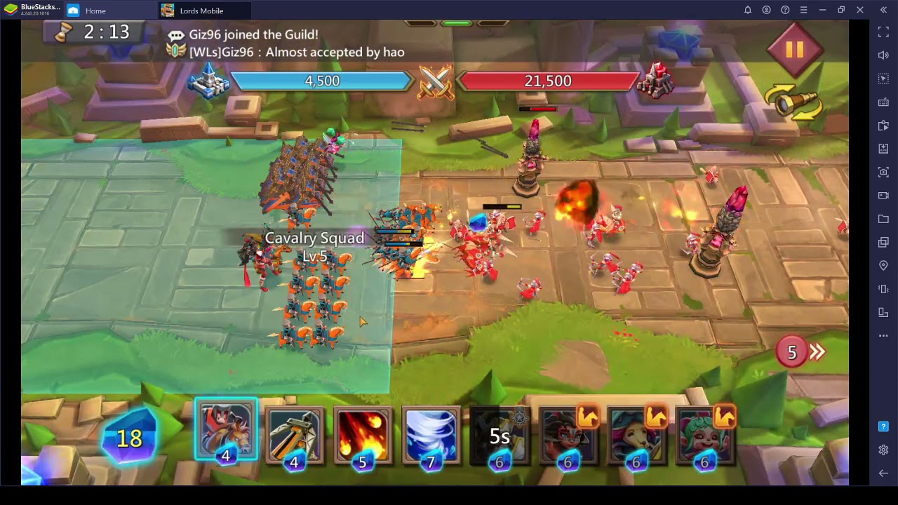 Lords Mobile - The Verge: Chapter 6 Stage 11