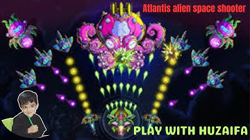 Atlantis : Alien Space Shooter - Gameplay Walktrhough Part 5 Defeat Manta Lord iOS/Android